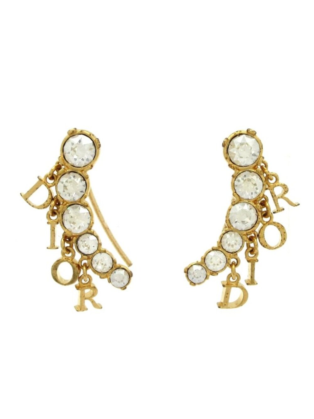 Dior Earrings Dio(r)evolution Gold Clear